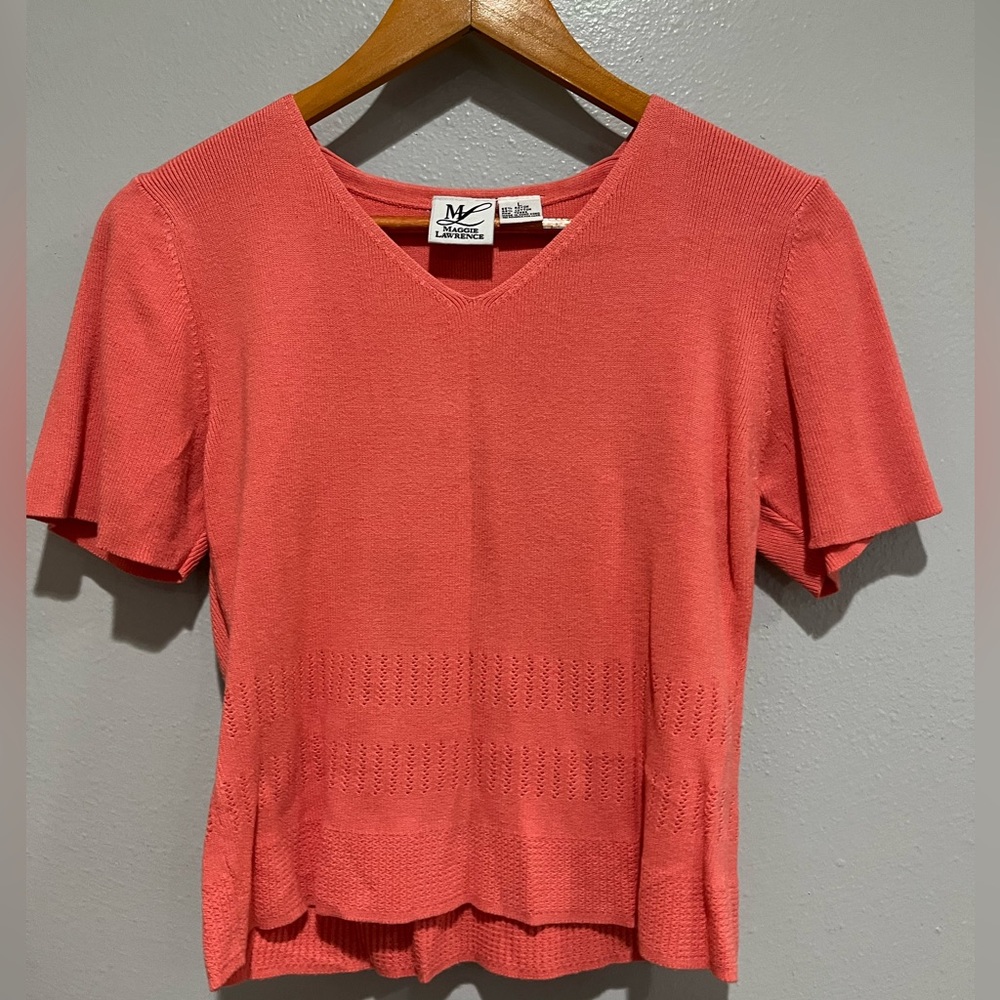 Vintage detailed knit tee